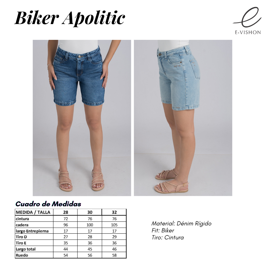 Biker denim recto APOLITIC