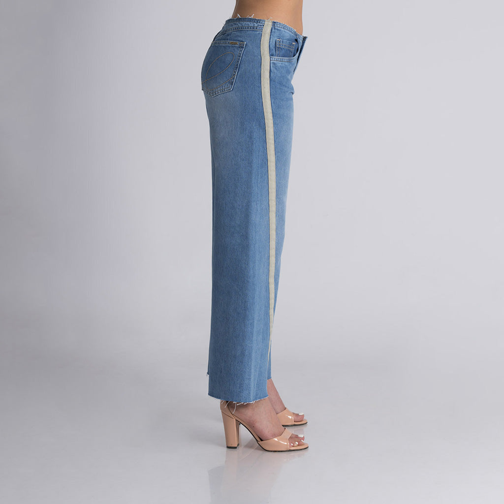 Pantalón denim wideleg BRUNA