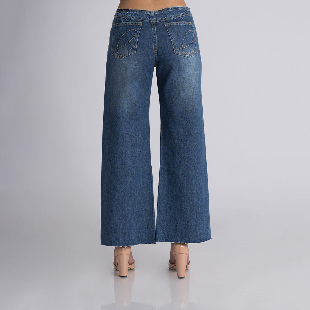 Pantalón denim wideleg BRUNA