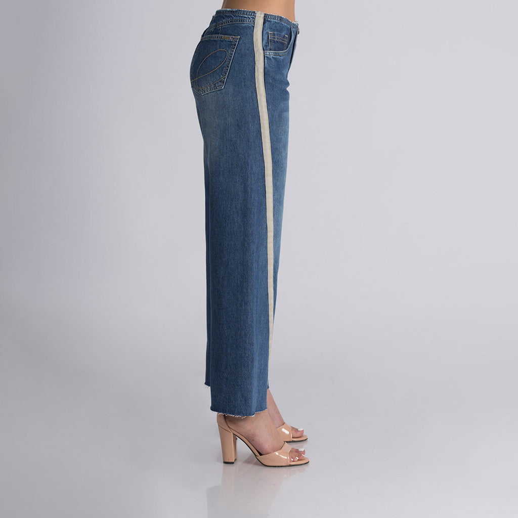 Pantalón denim wideleg BRUNA