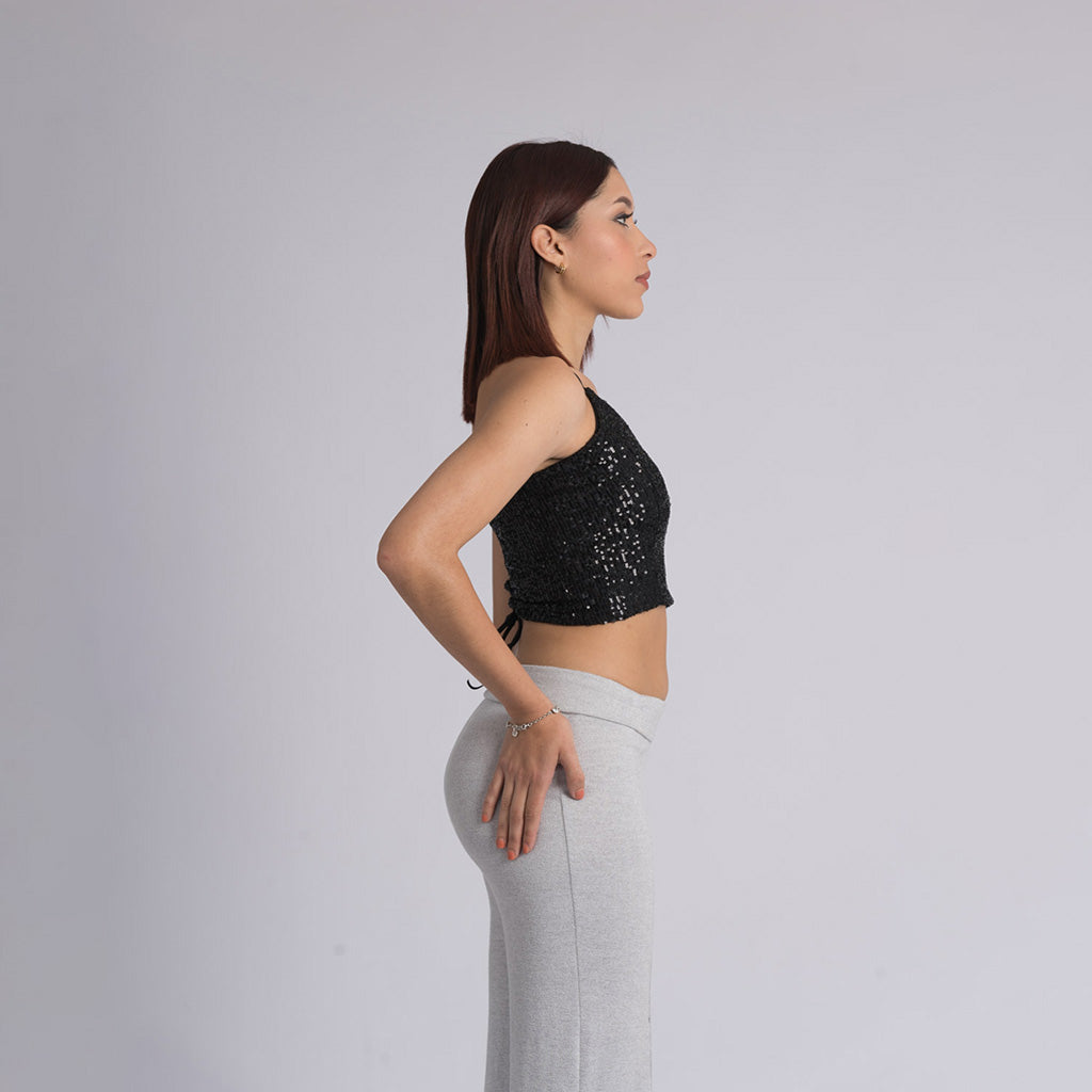 Croptop lentejuelas BURNEO