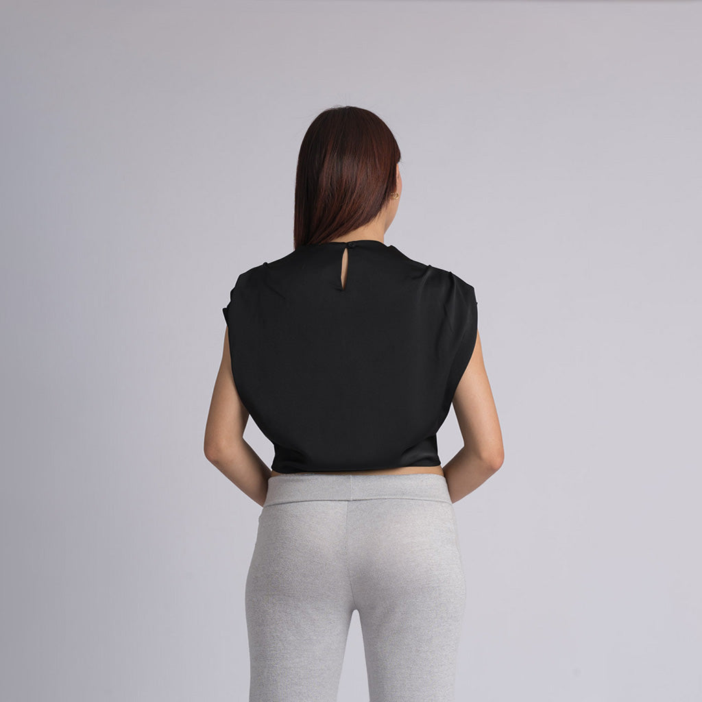 Blusa satín M/corta NOXUS